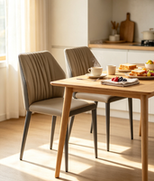 Chaise de salle à manger moderne pour restaurant, mobilier de salle à manger, chaise de loisirs pour la maison et le restaurant, chaise de salle à manger plissée moderne