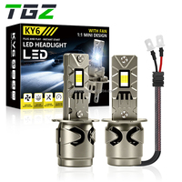 Lampu Mobil TGZ Fan Cool Terbaru, Aksesoris Lampu Eksterior Mobil 12-60V LED H3 dan Aksesoris Lampu Mobil Lainnya 60W