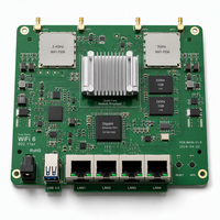 Router WiFi 6 802.11ax Personalizado y Controlador de Red con PoE, PCBA para Electrodomésticos con Placa de Circuito Impreso para Control de Motor