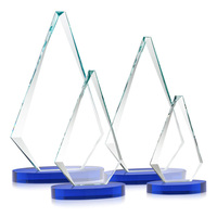 Trophée en cristal de verre K9 vierge de forme personnalisée de haute qualité, prix en cristal, trophées en cristal de verre