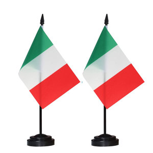 Nhà Máy Bán buôn tùy chỉnh văn phòng cờ quốc gia, Mini 14*21 cm Máy tính để bàn cờ quốc gia với đứng. - Product Image 2