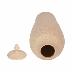 Vaso decorativo in ceramica con coperchio per soggiorno, sala da pranzo, camera da letto, ufficio - Product Image 6