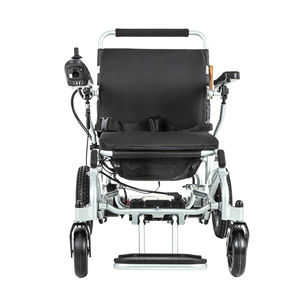 Fauteuil roulant électrique portable de réadaptation KSM-601MR, moteur puissant de 500 W, design inclinable manuel, siège avec coussin en silicone - Product Image 5
