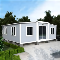 Casa Contenedor Expandible Prefabricada de Lujo Personalizada con Cocina y Baño, Diseño Moderno, Impermeable, para Uso como Apartamento