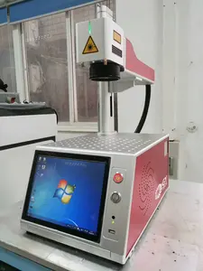 JPT Mopa mesin penanda laser, 100W 60W 50W 30W fokus otomatis 2.5D 3D serat laser mesin ukir untuk perhiasan senjata api Mug Tumbler