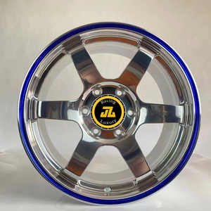 ล้อแม็กซ์ JZ CNC แบบกำหนดเอง 5x100 5x114.3 5x120 ขนาด 17 18 19 นิ้ว สำหรับรถแข่ง JDM <span class=keywords><strong>TE37</strong></span> GT - Product Image 2