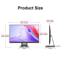 PC Tout-en-un de Bureau OEM 23,8 27 Pouces i5 avec Batterie, Barebone