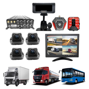 Alwaycare 12 Channels 4G GPS WiFi Free Platform 1080P H.265 360 Dash Cam Car Black Box Driving Recorder Mobile DVR - Product Image 1