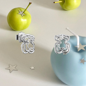 Colección de Pendientes de Osito de Peluche Heirloom Touses con Gemas Naturales y <span class=keywords><strong>Perlas</strong></span> de Agua Dulce, Regalo Romántico para Novias - Product Image 3