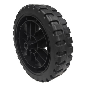 7 Inch <b>Plastic</b> Lawnmower <b>Wheels</b> With Rubber Tires For Agricultural Machinery 30kg Load Capacity - Product Image 2