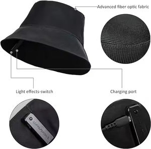 Livraison directe rapide chapeau de Cowboy innovant créant des déclarations de mode modernes engageant bonnet LED activités nocturnes - Product Image 5