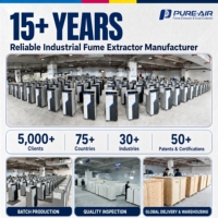 PURE-AIR PA-FS800 Industriel : Éliminez les odeurs d'éco-solvants avec HEPA H14
