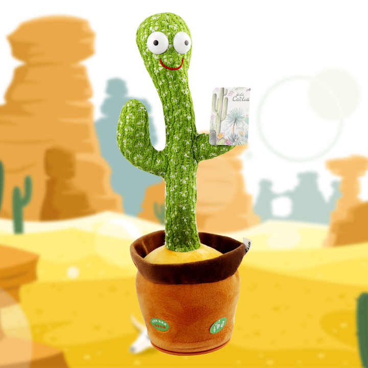 Jouets cactus de charge USB améliorés, cactus dansant, jouet de cactus  parlant répète ce que vous dites