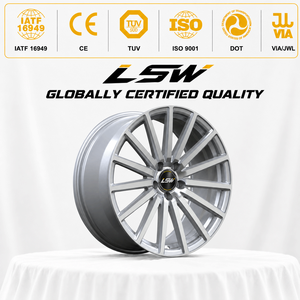 ล้อแม็กซ์อลูมิเนียม LS8009 LSW สีไฮเปอร์ซิลเวอร์ แบบหลายก้าน ขนาด 5.5x114.3 มม. ET35 ผลิตแบบชิ้นเดียว สำหรับรถยนต์นั่งส่วนบุคคล ใช้สำหรับดัดแปลงและอัปเกรด - Product Image 3