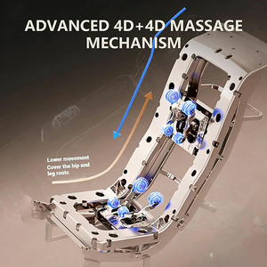 <span class=keywords><strong>เก้าอี้</strong></span>นวดรุ่นใหม่ พร้อมโปรแกรม ถุงลมนวด ครอบคลุมทั่วร่างกาย สแกน<span class=keywords><strong>สุขภาพ</strong></span> ปรับเอนนอนไร้น้ำหนัก พร้อมระบบทำความร้อนบริเวณเอว <span class=keywords><strong>ราคา</strong></span>ประหยัด - Product Image 3