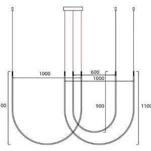 Lámpara de Techo LED de Estilo Nórdico Minimalista, de Altura Ajustable, Tamaño Mediano, para Sala de Estar, Escalera y Comedor, Uso Doméstico - Product Image 5