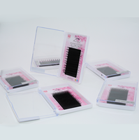 Extensions de cils individuels en forme de YY, courbures J, B, C, D, DD, qualité supérieure, vente en gros, logo personnalisé, fabricant OEM