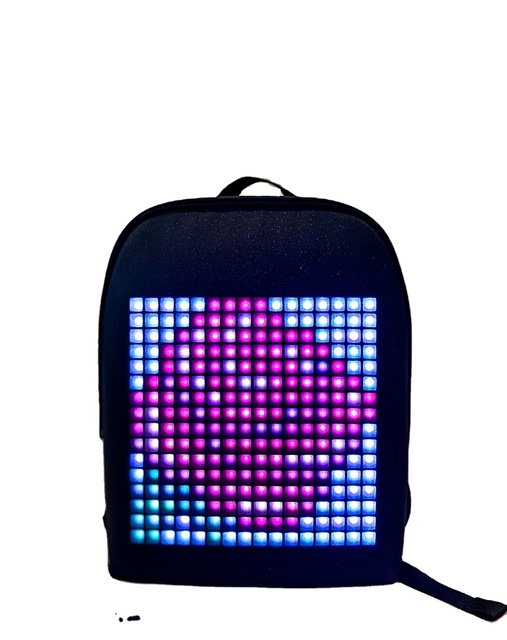 2022 Newest Smart Portable LED Display Remote Control Bag Backpack with Led Screen Led Screen Backpack Led Backpack