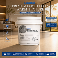 Revêtement de sol époxy auto-nivelant écologique, texture marbre, peinture de sol en résine de qualité supérieure pour la décoration de maisons de luxe
