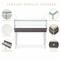 Meuble de présentation de bijoux sur mesure, vitrine, comptoir, présentoir, armoire, équipement pour bijouterie, magasin de détail, vente en gros