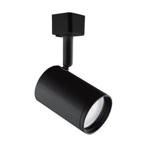 Foco de carril monofásico GU10 35W IP20 85, color negro, ideal para iluminación en comercios, hogares y espacios comerciales. - Product Image 1
