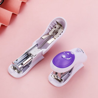 Agrafeuse manuelle en plastique mignonne couleur macaron pour reliure de livres, format 24/6, mini agrafeuse, capacité 10 feuilles, pour étudiants et écoles, vente en gros