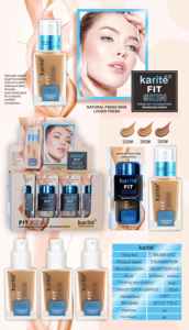 Acceptation OEM/ODM – <span class=keywords><strong>Fond</strong></span> <span class=keywords><strong>de</strong></span> <span class=keywords><strong>Teint</strong></span> Karité Couvrance Totale, Contrôle du Sébum, Fini Mat, pour Peaux Noires – Vente en Gros Usine - Product Image 2