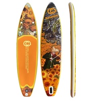 Nouveau modèle 2026 Planche à pagaie gonflable Sunflower - Planche SUP portable pour yoga et pêche