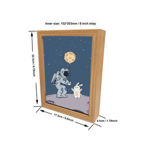 2025 mur Art peinture décoration lumière LED brillant cadre Photo expérience lumière et ombre l'art de la lumière peinture livraison directe - Product Image 1