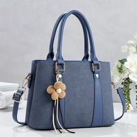 Nouveauté Sac fourre-tout de luxe en PU imperméable, durable, grande capacité, couleur unie, tendance, avec fermeture éclair pour femmes, usage quotidien