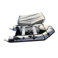 Bateau pneumatique de pêche et de navigation à rames CE RIB de 3,3 m, coque en V profond avec plancher pneumatique, PVC de 0,9 mm/1,2 mm ou Hypalon Orca, à vendre