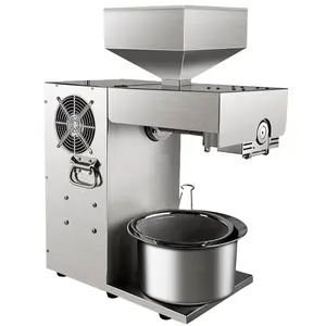 MJ T15 20kg Olive Oil Maker Mini Comercial Máquina De Extração De Óleo De Coco Amendoim Cold Screw Oil Press Machine