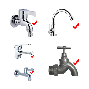 <span class=keywords><strong>Adaptateur</strong></span> universel de <span class=keywords><strong>robinet</strong></span> d'eau à filetage mâle de 3/4 pouces avec connecteur de <span class=keywords><strong>robinet</strong></span> d'accouplement de <span class=keywords><strong>tuyau</strong></span> d'arrosage de 1/2 pouces pour <span class=keywords><strong>machine</strong></span> à <span class=keywords><strong>laver</strong></span> - Product Image 3