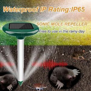 Ahuyentador de Animales Ecológico con Vibración de Pulso Sónico, Estaca para Jardín, Patio, Granja, Topos, Ratas, <span class=keywords><strong>Ratones</strong></span> - Product Image 2