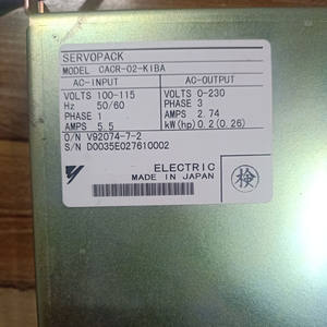 เซอร์โวไดรฟ์ CACR-02-<span class=keywords><strong>KIBA</strong></span> สภาพดีรับประกัน3เดือน - Product Image 3