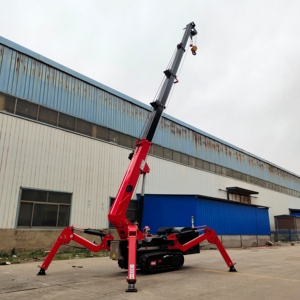 Crane Mini Spider 3 Ton, Crane Serbaguna Kecil untuk Minyak dan Listrik, Crane Crawler Lipat, Crane Spider Self-propelled - Product Image 2