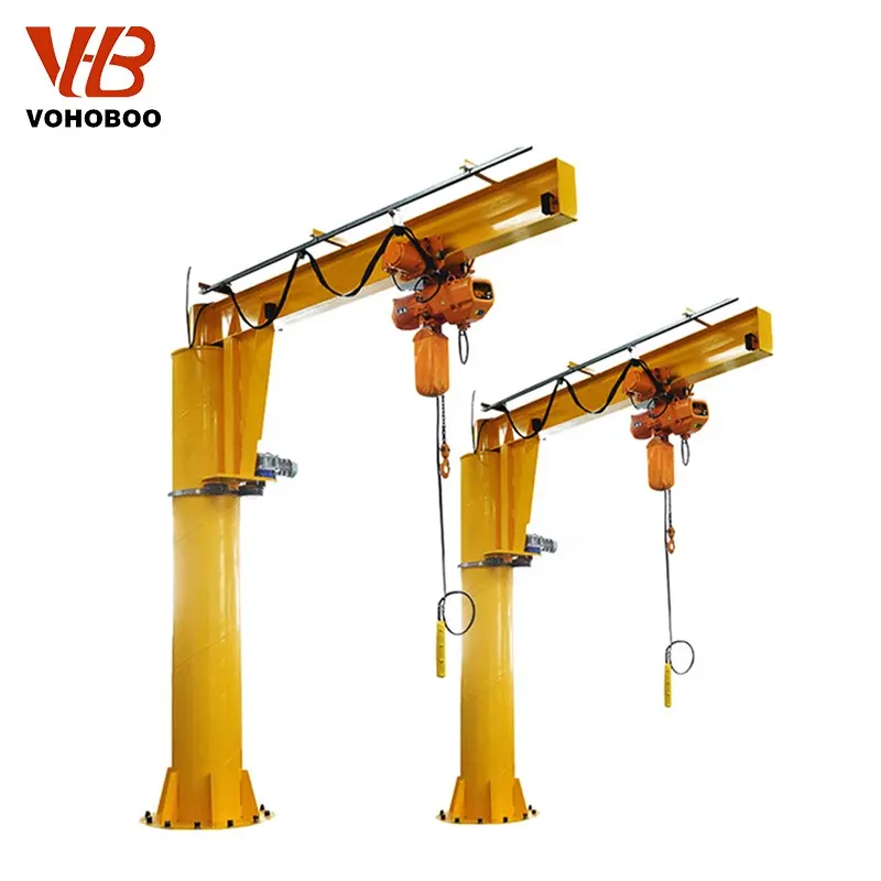 0.25 to 10ton Workshop Construction Jib Crane Used 2000kg / 3000kg / 500kg Slewing Arm Crane