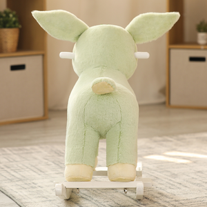 Cheval à bascule animalier Cerf Vert, jouet d'intérieur, idéal comme cadeau de Noël - Product Image 5