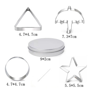 <span class=keywords><strong>Juego</strong></span> <span class=keywords><strong>de</strong></span> 12 Cortadores <span class=keywords><strong>de</strong></span> Galletas <span class=keywords><strong>de</strong></span> Azúcar, Moldes <span class=keywords><strong>de</strong></span> Acero Inoxidable para Galletas Coreanas, Herramientas para Decorar Galletas, <span class=keywords><strong>Juego</strong></span> para Fiestas Infantiles - Product Image 4
