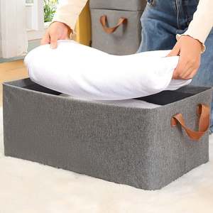 Panier à linge pour enfants, boîte de rangement pour jouets, panier de rangement pliable en tissu coloré, organisateur de vêtements - Product Image 6