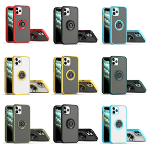 Android Couverture Arrière Mobile 360 Anneau Support Béquille Translucide Mat Étui Pour Téléphone Portable Pour <span class=keywords><strong>Samsung</strong></span> A12 A32 <span class=keywords><strong>A52</strong></span> A72 A02 A02S Coquille - Product Image 1