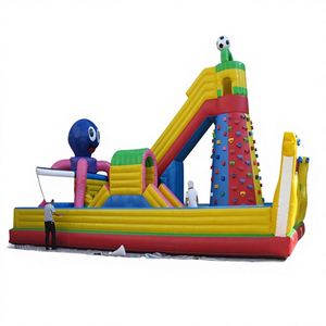 Structure gonflable PVC Thème Pieuvre : Aire de Jeu et de Glisse pour Usage Commercial Extérieur - Product Image 6
