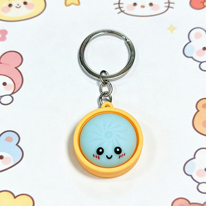 Juguete Antiestrés <span class=keywords><strong>de</strong></span> Venta al por Mayor, Lindo Peluche <span class=keywords><strong>de</strong></span> Dibujos Animados con Forma <span class=keywords><strong>de</strong></span> Dumpling, Bola Antiestrés con <span class=keywords><strong>Llavero</strong></span> - Product Image 5