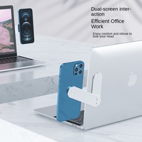 Support d'extension magnétique pour écran de tablette, support latéral pour ordinateur portable, support de téléphone en fonte, avec logo personnalisé, best-seller
