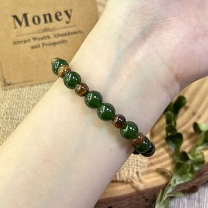 Natural Stone Bracelet Colorful Glass <b>Beaded</b> Stress Relief Professional Factory <b>Direct</b> Wholesale SKU Labeling Service - Product Image 1