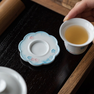 Hand Painted Ceramic <b>Teacup</b> With Saucer Porcelain Tea Set Accessory For Afternoon Tea - Product Image 4