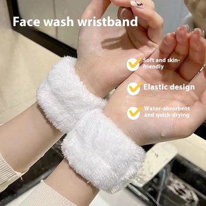 Pulseras elásticas de Spa personalizadas Unisex, diadema facial de lavado de alta calidad, conjunto de diadema de felpa suave, accesorios de moda bonitos Linch - Product Image 6