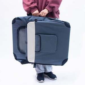 Nouvelle cage de transport souple pour animaux de compagnie, intérieure/extérieure, anti-rayures, en maille, pour voiture - Product Image 5