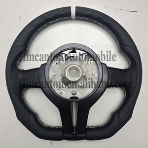 Volant de direction en cuir blanc de qualité supérieure, à rayures, modèle m Sport pour voiture F10 F30, très vendu - Product Image 3