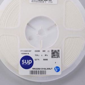 Bulk Discount RR3225 1210L305JT 1210 3225 Resistors Chip Resistors SMD Resistors 3Mohm 5% 1/2W Thick Film Resistor - Product Image 1